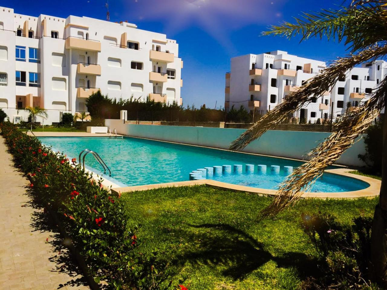 Nouveau, Residence Cap Spartel Avec Une Vue Sur Mer Tanger Extérieur photo